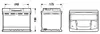 Exide EB621, Plombierte Bleisäure (VRLA), 62 Ah, 12 V, 540 Produktbild-Vorschau 3