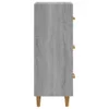 The Living Store Sideboard Grau Sonoma 34,5x34x90 cm Produktbild-Vorschau 6