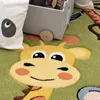 TT Home Kinderzimmer Teppich Dschungel Zoo Tiere Giraffe Produktbild-Vorschau 4