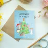 Mr. & Mrs. Panda Glückwunschkarte Weihnachtsbaum schmücken Produktbild-Vorschau 2