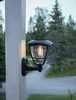 LED Solar Wandleuchte 'Felix' - Kunststoff - warmweiße LED Produktbild-Vorschau 5