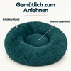 IvoQ Hundebett Donut - Katzenbett - Weiches Plüsch - Produktbild-Vorschau 6
