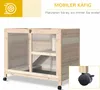 PawHut – klietka pre malé zvieratá, chovná klietka, domček Náhľad obrázku produktu 6