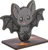 A diamond painting craft kit of a bat on a stand. Náhled obrázku produktu
