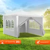 Clanmacy 3 x 3 m gazebo da giardino con 4 pannelli laterali Anteprima dell’immagine prodotto 5