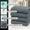 4er Set Handtücher aus Baumwolle, 50x100 cm, grau Produktbild-Vorschau 2