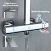 Homelody Dusche Duschsystem mit Thermostat Regendusche 2 Produktbild-Vorschau 5