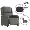 vidaXL Fauteuil relax électrique gris foncé Tissu Voir les images du produit 9