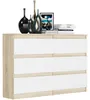Komoda 120 cm 6 zásuvek skříňka FRAMIRE R-120 mix sonoma Náhled obrázku produktu 4