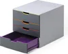 DURABLE Zásuvkový box VARICOLOR® 4, vícebarevné, 760427 Náhled obrázku produktu 2
