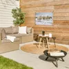 Gartenposter - 60x40 cm - Schafe in einer Winterlandschaft  Produktbild-Vorschau 5