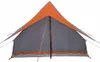 vidaXL Familienzelt mit Dach Grau und Orange 256 x 256 x Produktbild-Vorschau 4