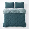 Sleeptime Lazy Teddy/Samt Grün 200x200cm + 2x60x70 cm Produktbild-Vorschau 4