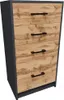 MATKAM Kommode mit Vier Schubladen H B T 85 x 45 x 35 cm, Produktbild-Vorschau 1