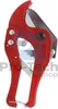 A red pipe cutter is shown against a white background. Produktbild-Vorschau
