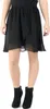 Forplay Kurzer Rock Damen Schwingender Ciffonrock schwarz Produktbild-Vorschau 4