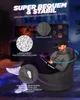 A man is sitting on a large beanbag chair in a dimly lit room with gaming equipment in the background. Produktbild-Vorschau