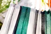 MacaMex Relaxa Mint Hängesessel Baumwolle natur, türkis, Produktbild-Vorschau 7