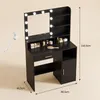 Fobyfurny Schminktisch mit Spiegel und 10 LED-Leuchten, Produktbild-Vorschau 6