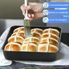 Čtvercová forma na pečení z nerezové oceli Joyfair 21x21x5 Náhled obrázku produktu 3