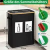 GARPROVM 160 l nádoba na zber fliaš - 2 priehradky, dvojité Náhľad obrázku produktu 2