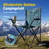 Campingmöbel-Set faltbar – 2 Campingstühle und 1 Produktbild-Vorschau 3
