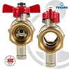 tecuro Kugelhahn mit Messfühleranschluss M10 x 1 mm, 3/4 Produktbild-Vorschau 7