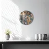 Wallfluent Hodiny - Kulaté Skleněné Nástěnné Hodiny - Tichý Náhled obrázku produktu 2
