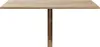 A wooden wall-mounted folding table against a white background. Produktbild-Vorschau