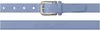 Damen Spalt Leder Gürtel 30mm Sommer Farben Silberne Produktbild-Vorschau 3