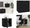 vidaXL TV Wandschrank Schwarz 40x34,5x40 cm - Produktbild-Vorschau 1