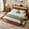 INONEFT Boxspringbed 180 x 200 cm, tweepersoonsbed met 4 Productafbeelding-voorbeeld 1