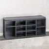 Armadietto porta scarpe KESPER® con cuscino, grigio, per 10 Anteprima dell’immagine prodotto 11
