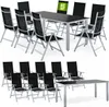 CASARIA® Gartenmöbel Set 8 Stühle mit Tisch 190x90cm Produktbild-Vorschau 1