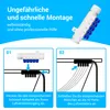 Luft-Verteiler 10-Fach weiß-blau für 7/10 mm Schlauch in Produktbild-Vorschau 4