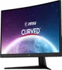 A curved computer monitor displaying a space-themed graphic with the MSI logo and text. Podgląd zdjęcia produktu