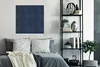 MuchoWow® Poster Leder - Blau - Tiere 75x75 cm - Wand Produktbild-Vorschau 4