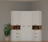 Marmex Möbel Schrank-Set GRANT SET 17N Weiß 2 Regale, 1 Produktbild-Vorschau 8
