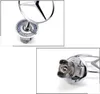 Metallisches Mercedes-Logo-Emblem mit Gravur, stilvolle Produktbild-Vorschau 4