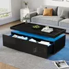 A modern living room with a couch and a coffee table. Produktbild-Vorschau