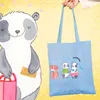 Mr. & Mrs. Panda totebag Pandas Freizeitpark besuchen - Sky Produktbild-Vorschau 2