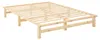 Homestyle4u Palettenbett Holzbett 140x200 cm Massivholzbett Produktbild-Vorschau 12