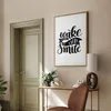 Posterpapier Poster - Wake Up and Smile 40x60 cm Text Produktbild-Vorschau 2