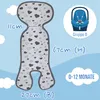 HECKBO Baby Sitzauflage Sommer Antischwitz für Kinderwagen Produktbild-Vorschau 9