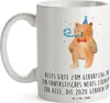 Mr. & Mrs. Panda Tasse 2020 Geburtstag Glückwünsche - Weiß Produktbild-Vorschau 3