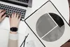 MuchoWow® Laptop Hülle 15 Zoll Minimalismus - Kreis - Produktbild-Vorschau 2