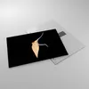 Bilder auf glas - Einteilig - Schwarz Frau Hut - 70x50cm - Produktbild-Vorschau 2