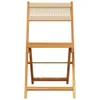 vidaXL Bistrostühle 2 Stk. Beige Massivholz Akazie und Produktbild-Vorschau 5