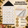 Adventskalender zum Aufhängen, 24 Taschen Stoff, befüllbar, Produktbild-Vorschau 3