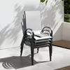 Avestar Gartenstühle 4er Set, Stapelstühle, hochdichtes Produktbild-Vorschau 8